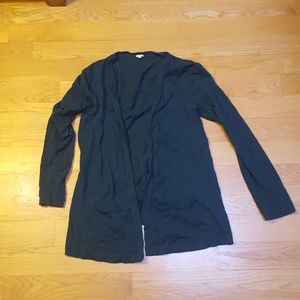 Dark teal J Crew open cardigan size M